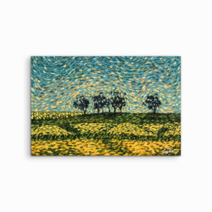 yellow flowering field