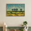 yellow flowering field